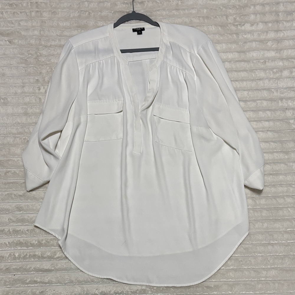 Torrid White Women's Blouse